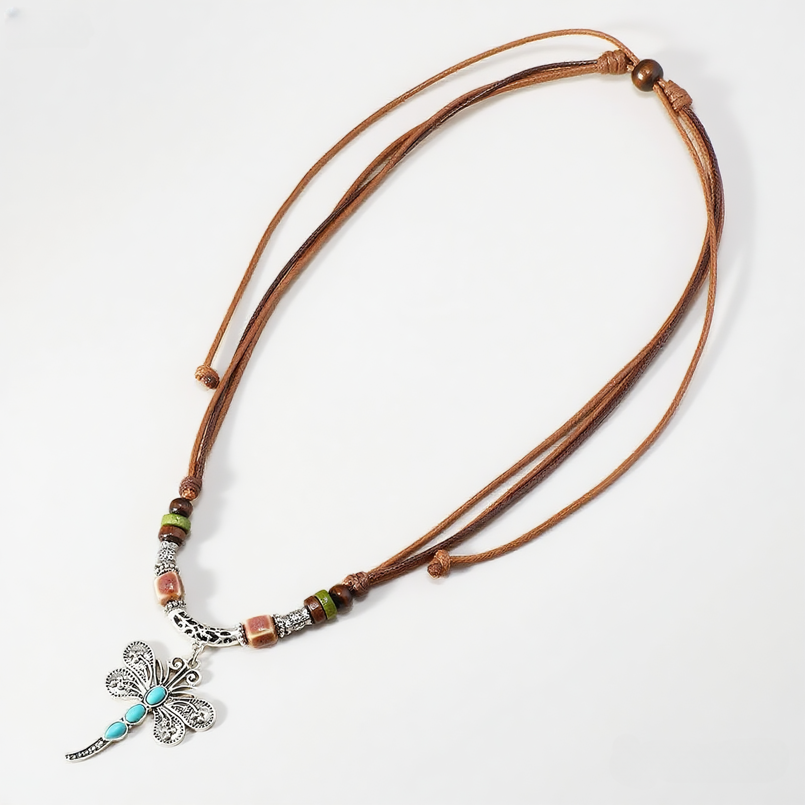 Poetic Vintage Enchanted Pendant - Handcrafted Alloy Necklace for Women(dragonfly)