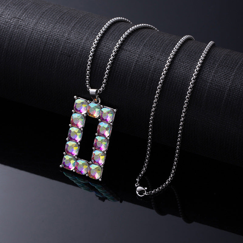 Bohemian Ethnic Style Turquoise Alloy Necklace for Women | 60cm Perimeter Vintage Cross Pendant Chain