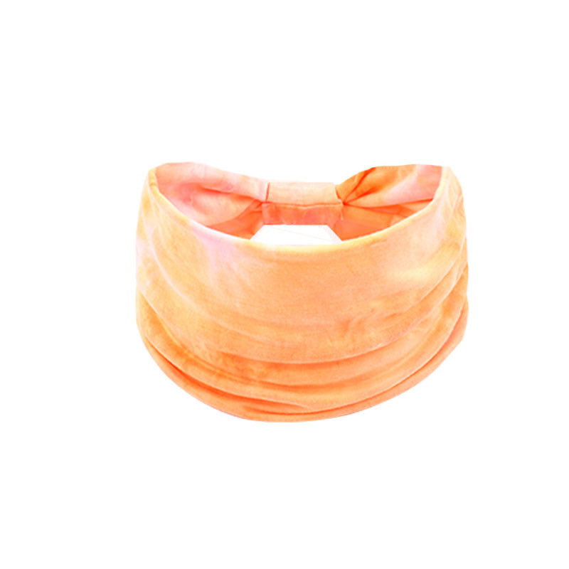Bohemian Women's Wide Cotton Elastic Headband - Sweat - Wicking Athletic Hair Band, Sweat - Absorbing Cotton Headwrap for Sports
