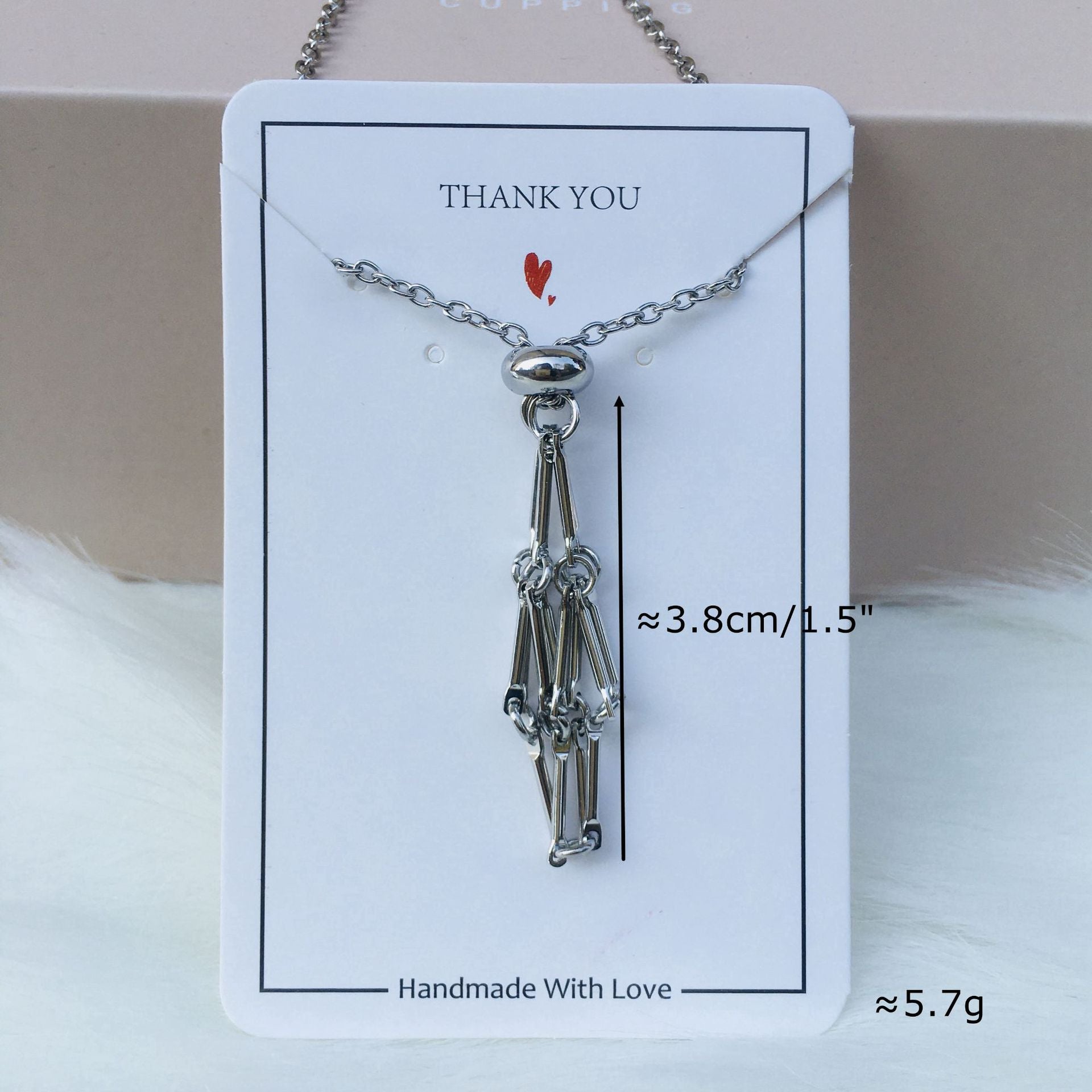 Natural Crystal Vine Diamond-Drop Pendant Necklace (Niche Design)