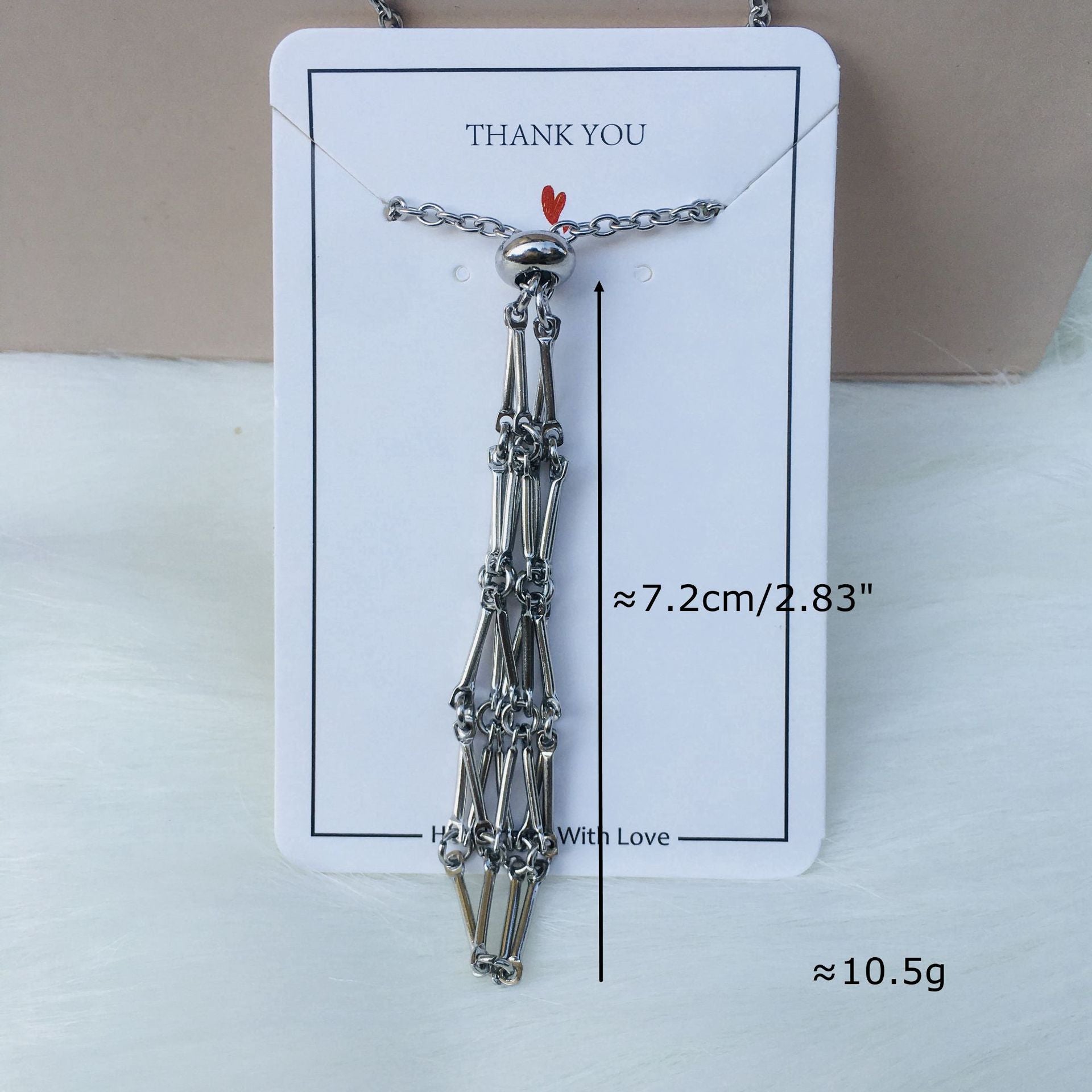 Natural Crystal Vine Diamond-Drop Pendant Necklace (Niche Design)