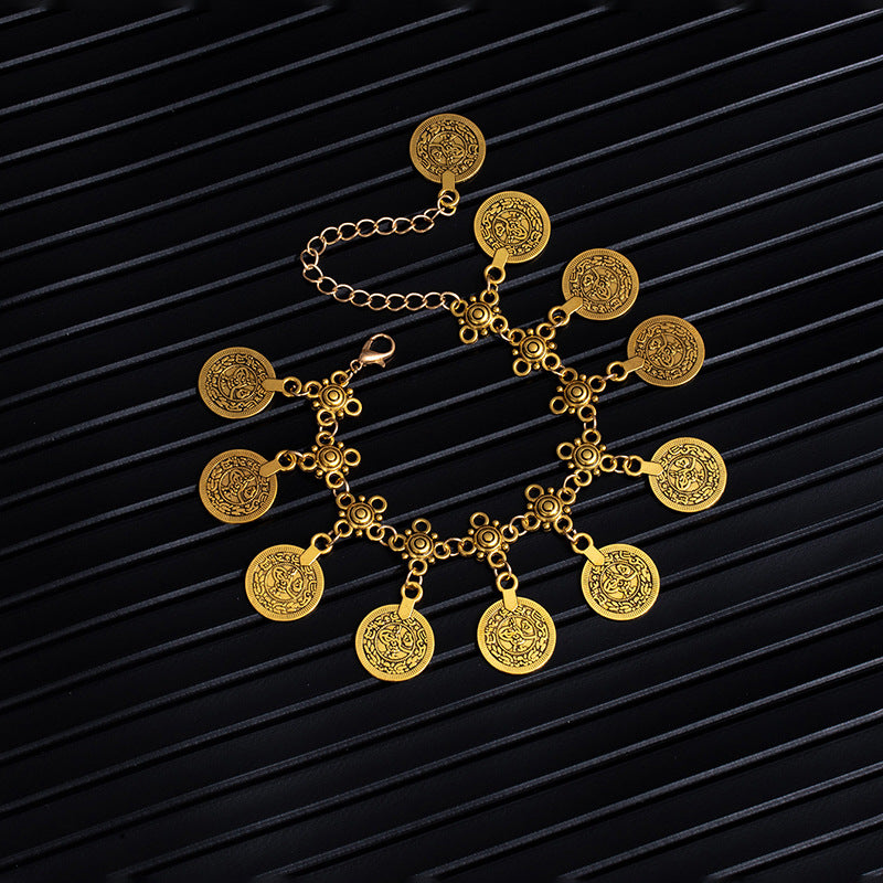 Bohemian - style Alloy Anklet