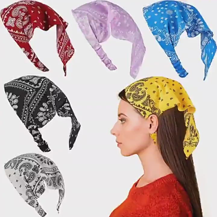 Women's Head Scarf Headband - Elastic & Versatile Style